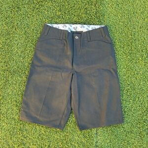 Ben Davis Men's Black Skate Flat Front Original Ben's Shorts Size 32x13